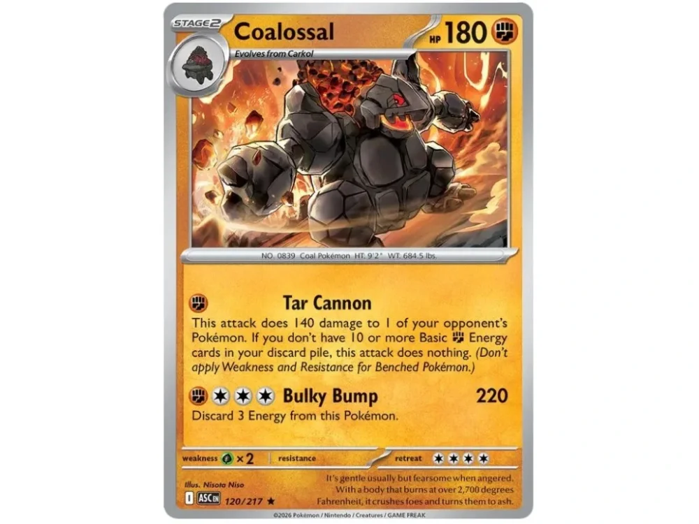 Coalossal 120/217 Ascended Heroes