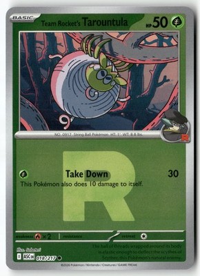 Team Rocket's Tarountula 018/217 Ascended Heroes – Nintendo
