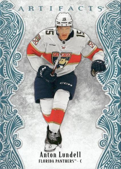 Anton Lundell 2025-26 Upper Deck Artifacts SKY BLUE