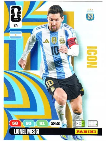 LIONEL MESSI 2026 Panini FIFA World Cup Icon