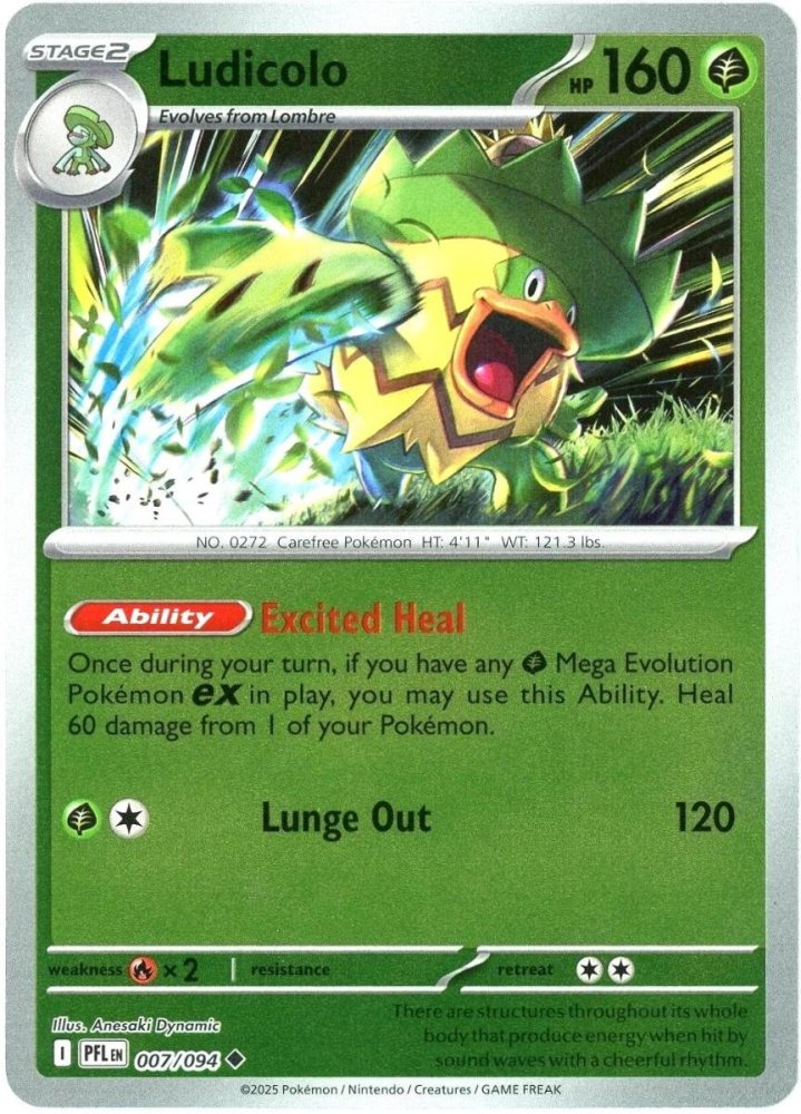 Ludicolo 007/094 Phantasmal Flames