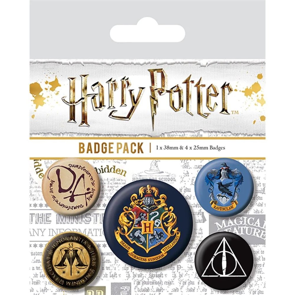 Harry Potter Bradavice - set odznaků