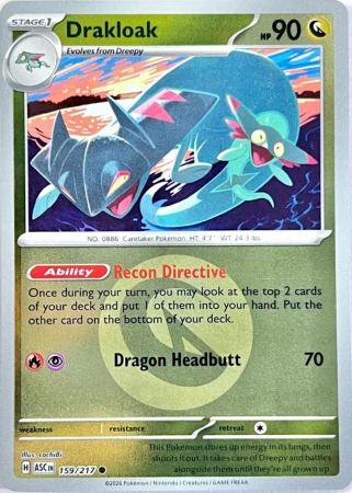 Drakloak 159/217 Ascended Heroes – Nintendo