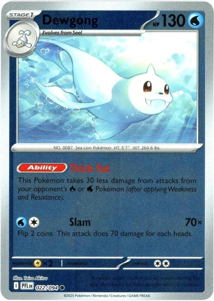 Dewgong 022/094 Phantasmal Flames – Nintendo