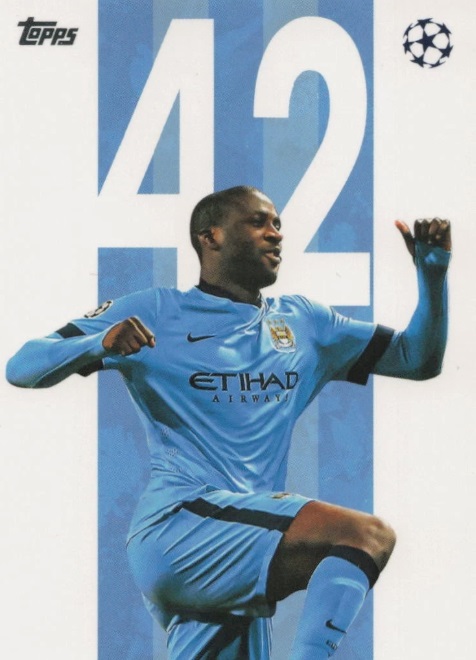 YAYA TOURE 2025-26 Topps UEFA Club Competitions Legendary Numbers – Base