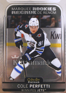 COLE PERFETTI 21-22 O-PEE-CHEE Platinum-MARQUEE ROOKIE