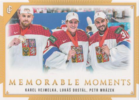 KAREL VEJMELKA LUKAS DOSTAL PETR MRAZEK 2024 Legendary Memorable Moments – 2024-25 – Legendary Cards – Base