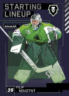 FILIP NOVOTNÝ 23-24 SportZoo Série2 Tipsport ELH Starting Line-Up – 2023-24 – Insert