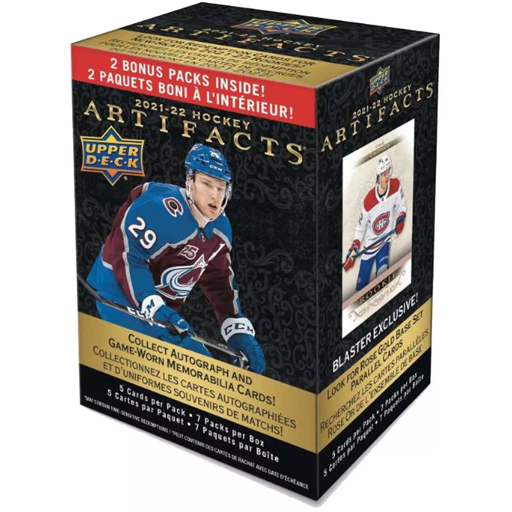 2021-22 Upper Deck Series Artifacts Blaster Box
