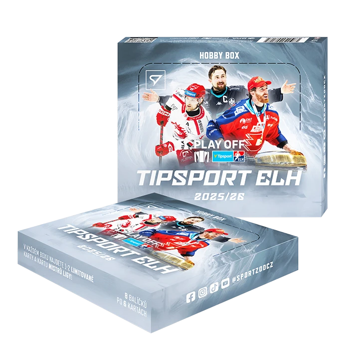 Hobby box - hokejové kartičky Tipsport ELH 2025/26 Play Off
