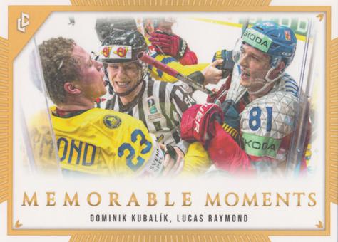 DOMINIK KUBALIK LUCAS RAYMOND 2024 Legendary Memorable Moments – 2024-25 – Legendary Cards – Base