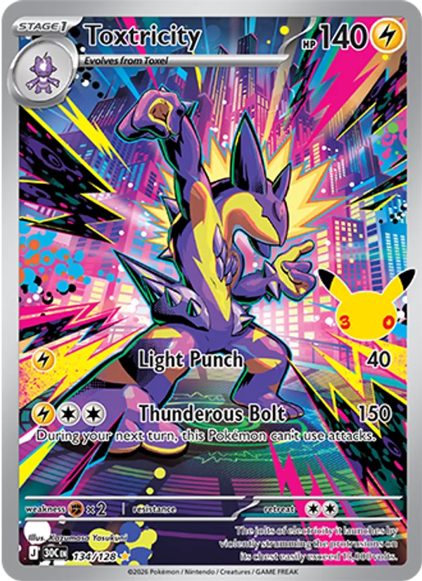 Toxtricity – #134 – 30th Celebration – holo – en