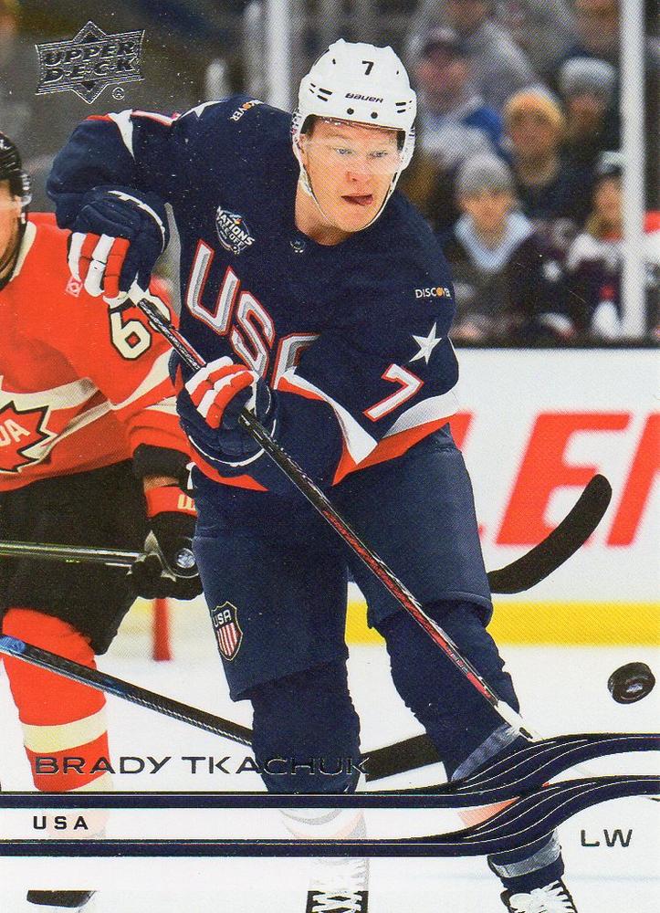 BRADY TKACHUK TEAM USA 2025-26 Upper Deck Extended