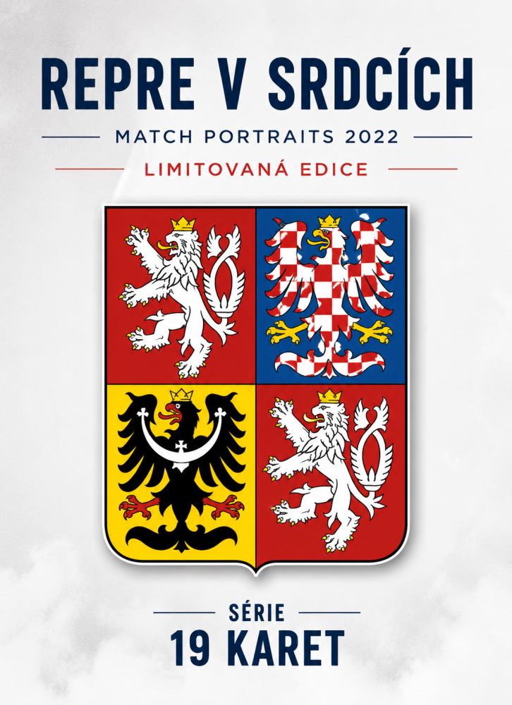 KOMPLET SET 2022 Repre v Srdcích Match Portraits – 2021-22 – Insert