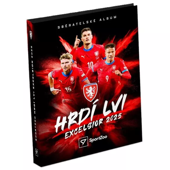 Deskové album - fotbalové kartičky SportZoo - Hrdí Lvi 2025