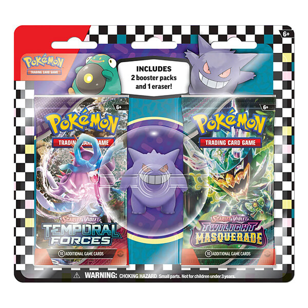 Pokémon - Back to School Eraser Blister Gengar