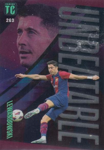 Robert Lewandowski 2024 Panini Top UNBEATABLE Purple – 2023-24 – Insert