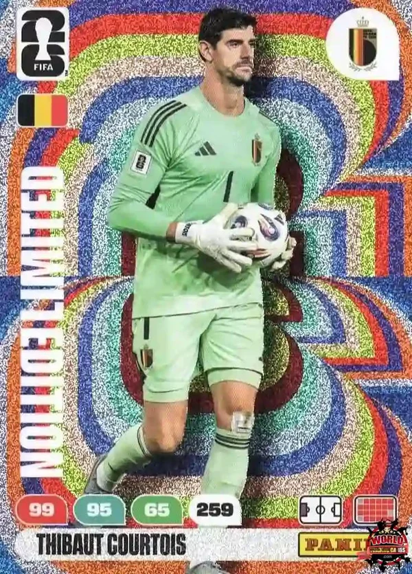 THIBAUT COURTOIS 2026 Panini FIFA World Cup LIMITED EDITION