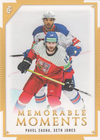 PAVEL ZACHA SETH JONES 2024 Legendary Memorable Moments – 2024-25 – Legendary Cards – Base