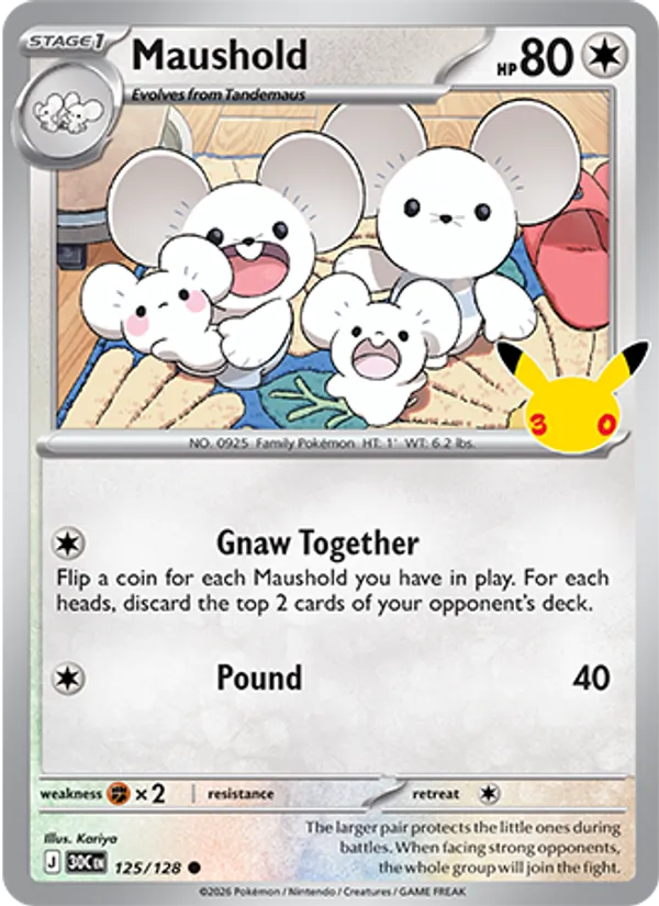 Maushold – #125 – 30th Celebration – holo – en