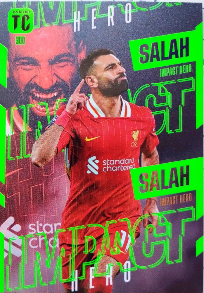 Mohamed Salah 2025 Panini Top Class Impact Hero