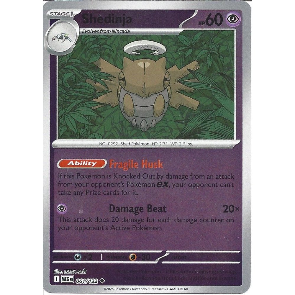 Shedinja 061/132 Mega Evolution