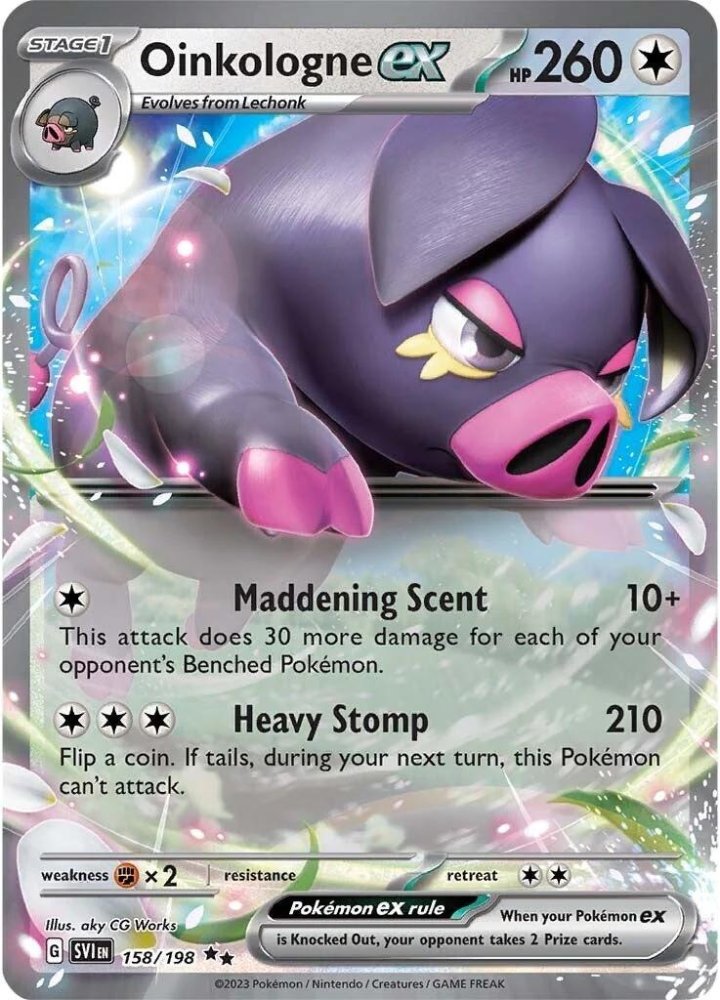 Pokémon Jumbo karta – Oinkologne Ex