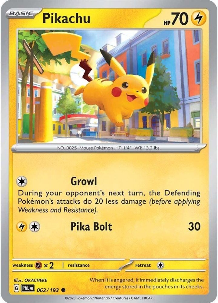 Pikachu 062/193 Paldea Evolved – Nintendo