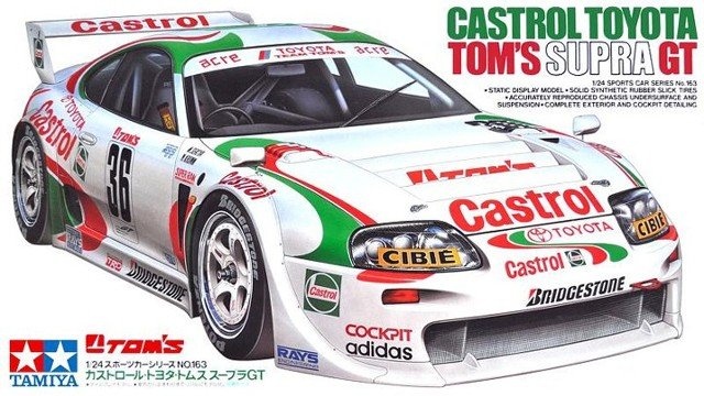 Tamiya 24163 – Castrol Toyota Tom’s Supra GT 1:24