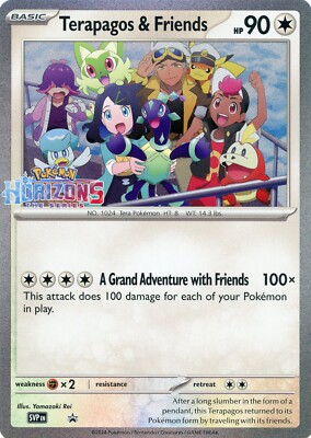 Pokémon Jumbo karta – Terapagos & Friends - SV Promo