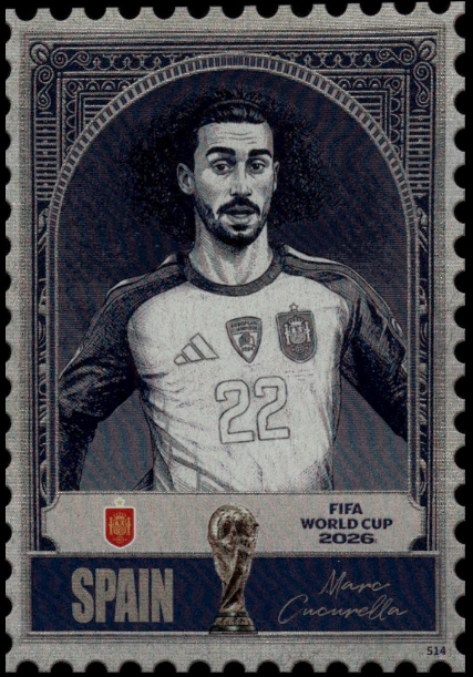 MARC CUCURELLA 2026 Panini Kayou FIFA World Cup Stamp