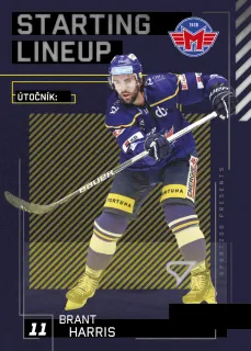 BRANT HARRIS 23-24 SportZoo Série2 Tipsport ELH Starting Line-Up