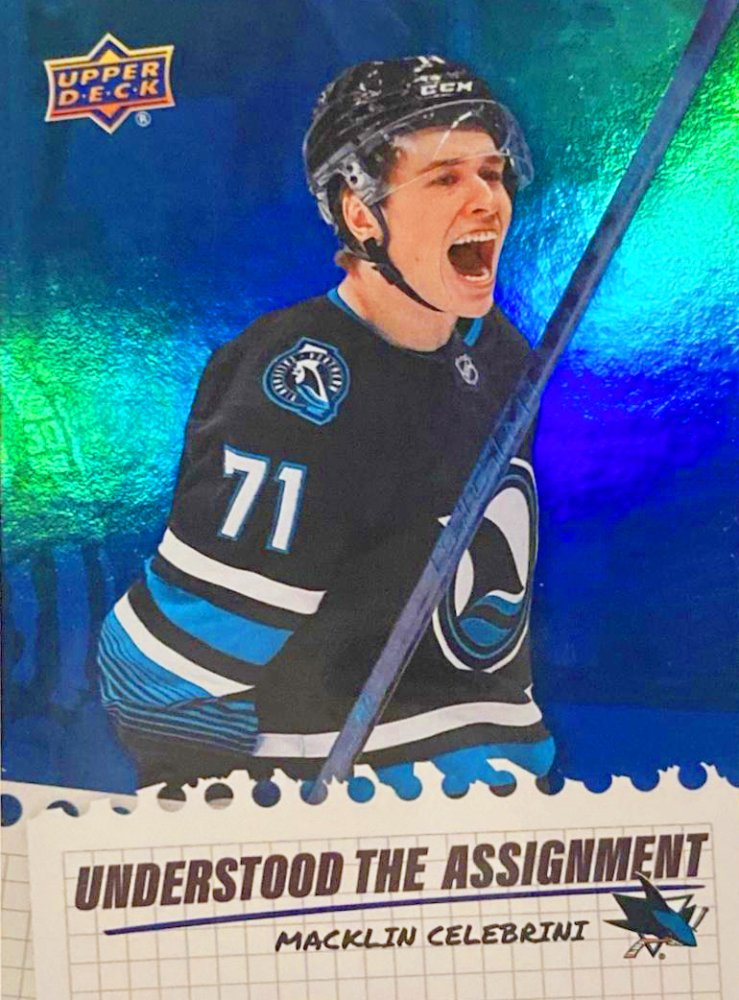 MACKLIN CELEBRINI UD Extended Understood the Assignment – 2025-26 – Upper Deck – Insert