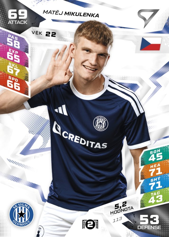 MATĚJ MIKULENKA Chance Liga 2026/27 Duel
