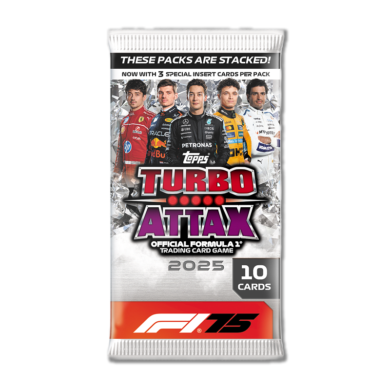 2025 Topps Turbo Attax Formule 1 Balíček