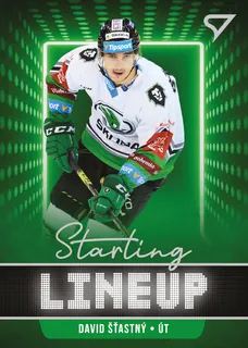 DAVID ŠŤASTNÝ 21-22 SportZoo Série2 Tipsport ELH Starting Lineup