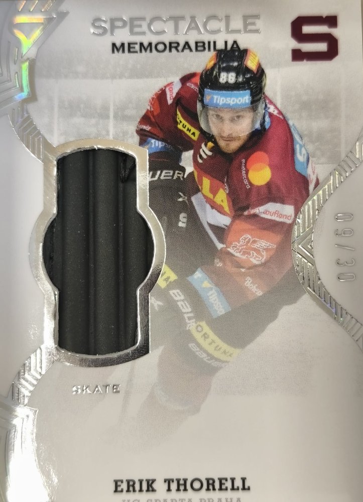 ERIK THORREL 22-23 SportZoo Tipsport ELH Spectacle Memorabilia 09/30 – 2022-23 – Game-Used / Memorabilia – Ano