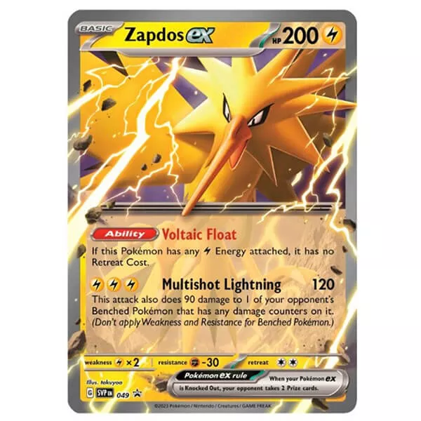 Pokémon Jumbo karta – Zapdos ex