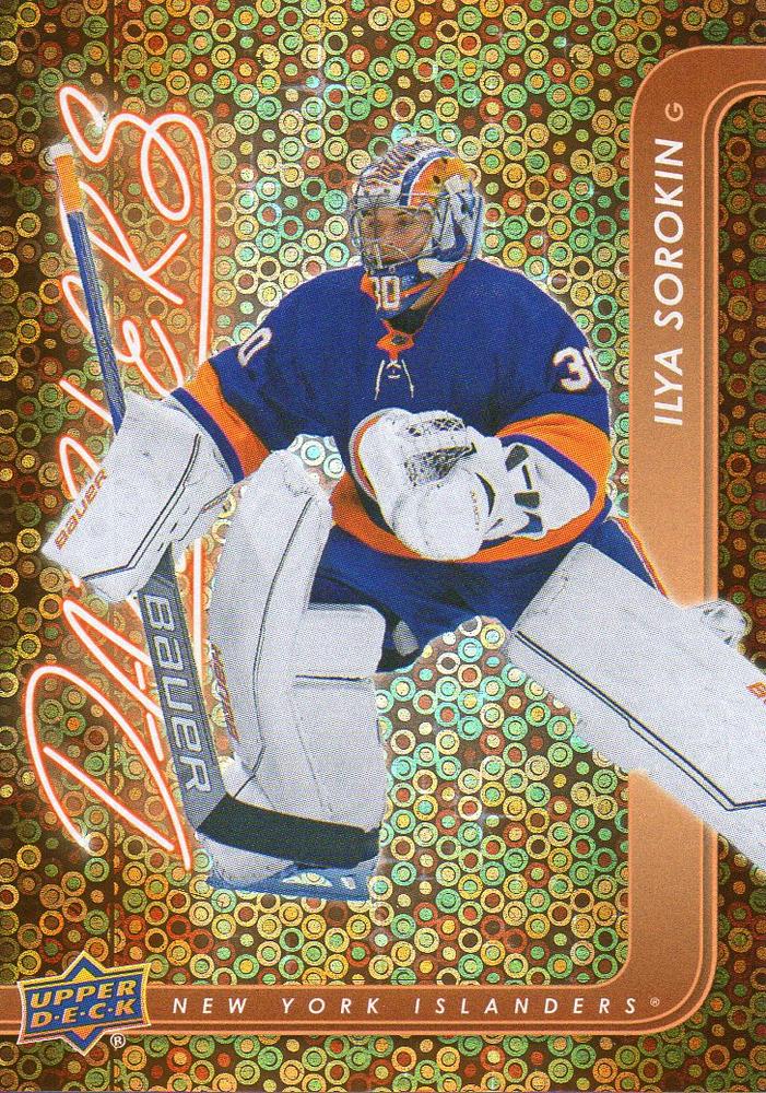 ILYA SOROKIN 24-25 UD Hockey Série2 DAZZLERS Orange