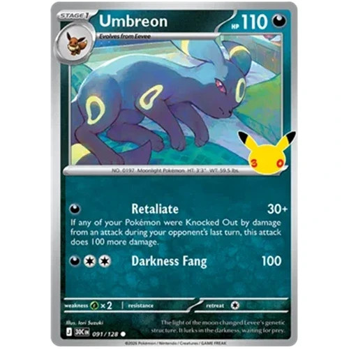 Umbreon 091/128 - 30th Celebration