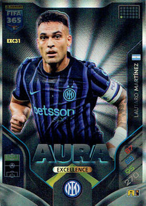 LAUTARO MARTÍNEZ PANINI FIFA 365 Adrenalyn XL 2026 AURA