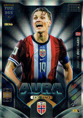 MARTIN ODEGAARD PANINI FIFA 365 Adrenalyn XL 2026 AURA