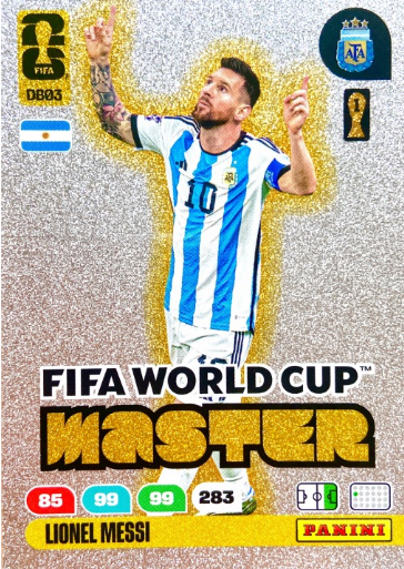 LIONEL MESSI 2026 Panini Adrenalyn XL FIFA World Cup MASTER