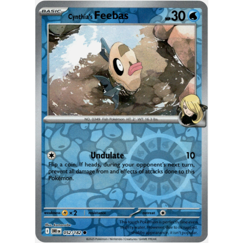 Cynthia's Feebas 052/182 Destined Rivals – Nintendo