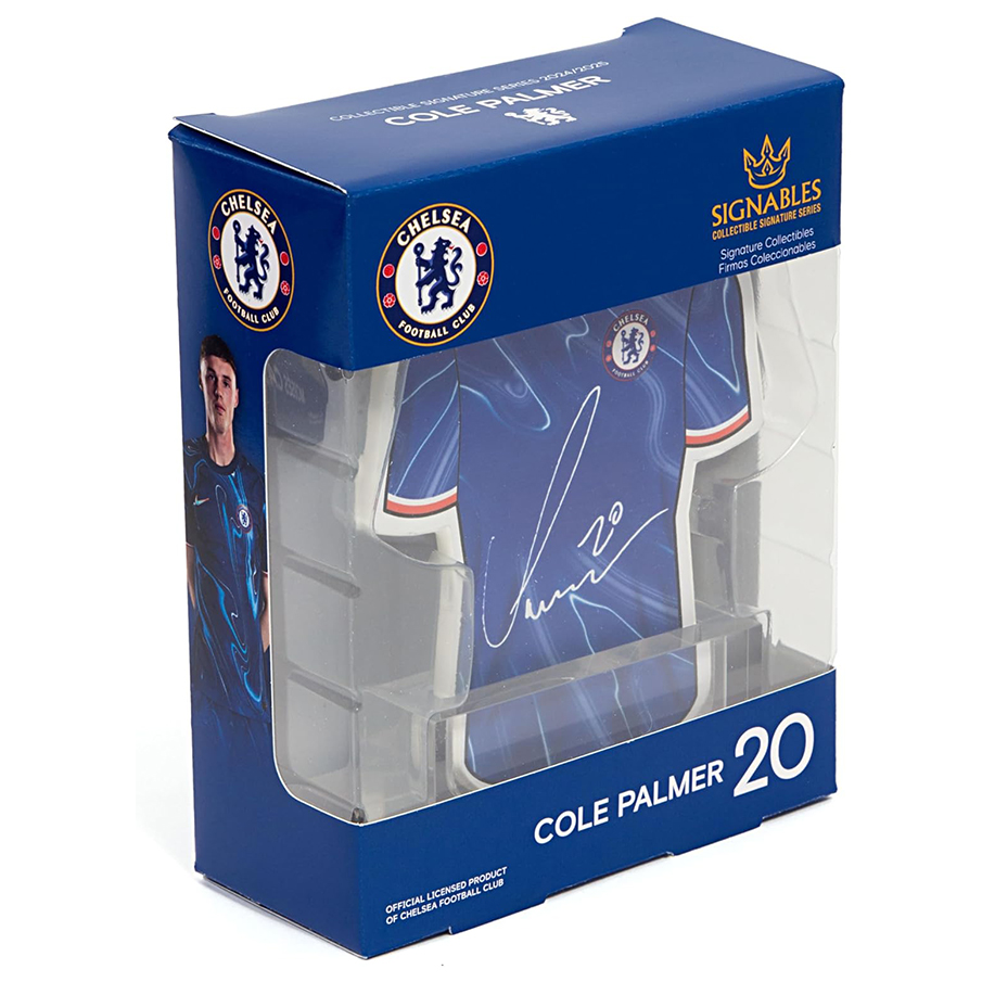 Cole Palmer Chelsea FC – fotbalová memorabilie 14 cm- Signature