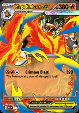 Mega Emboar ex – #035 – MEP Black Star Promos – holo – en