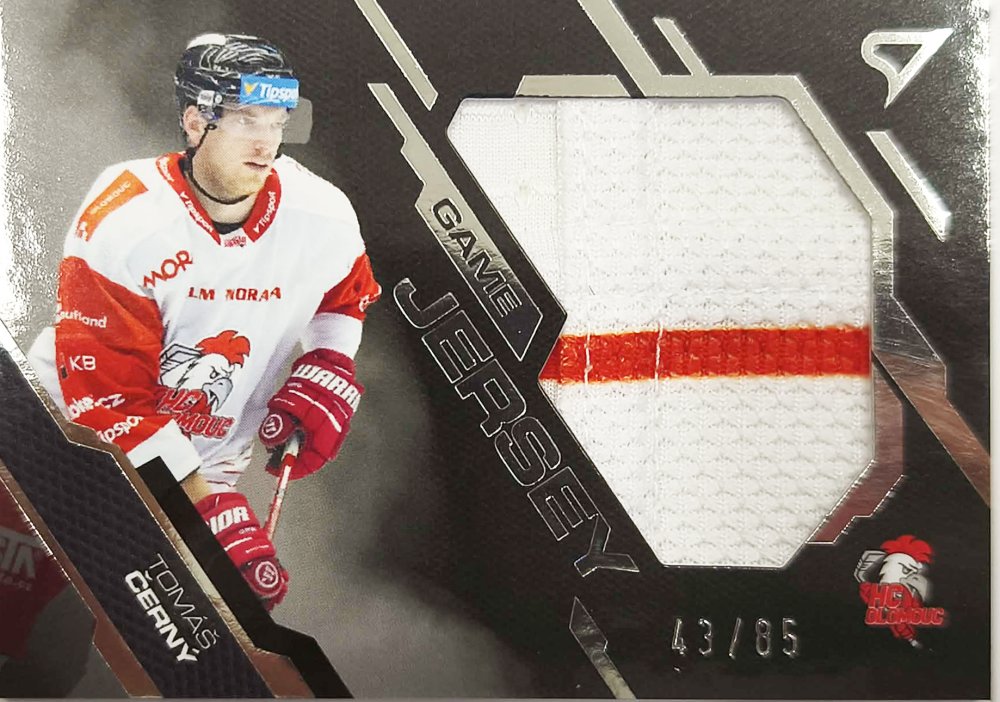 TOMÁŠ ČERNÝ SportZoo 2025-26 I.serie Game Jersey 43/85 – Game-Used / Memorabilia – Ano