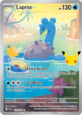Lapras 131/128 - 30th Celebration