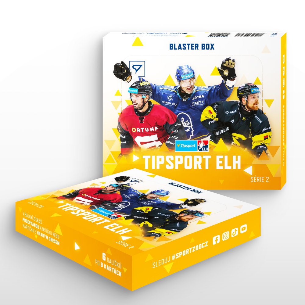 2024-25 SportZoo Tipsport ELH Series 2 Hockey Blaster Box
