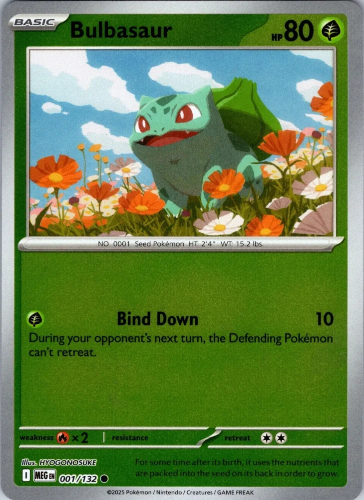 Bulbasaur 001/132 Mega Evolution